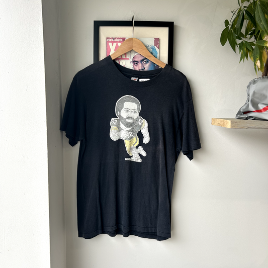 VINTAGE 1980s | Pittsburgh Steelers NFL Player Graphic T-Shirt sz Small Adult