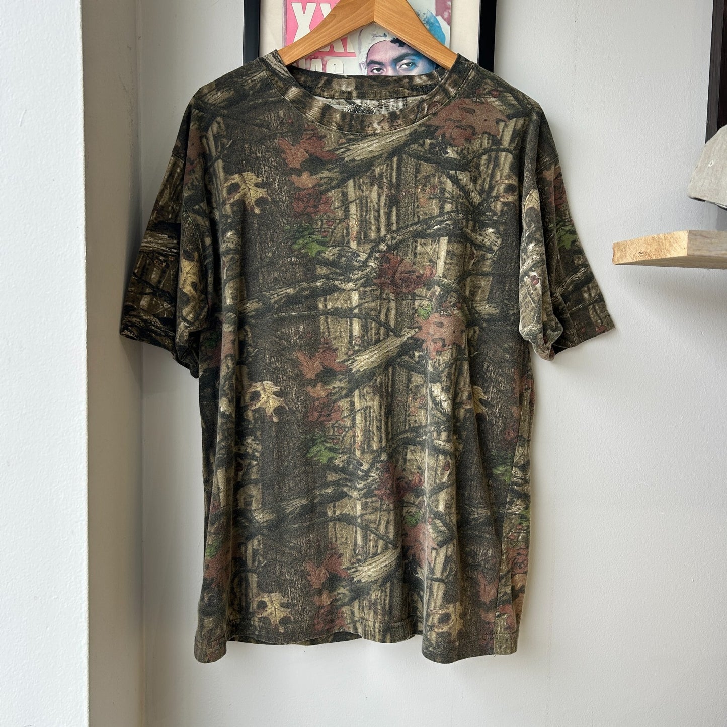 VINTAGE | Mossy Oak Real Tree Camo T-Shirt sz L