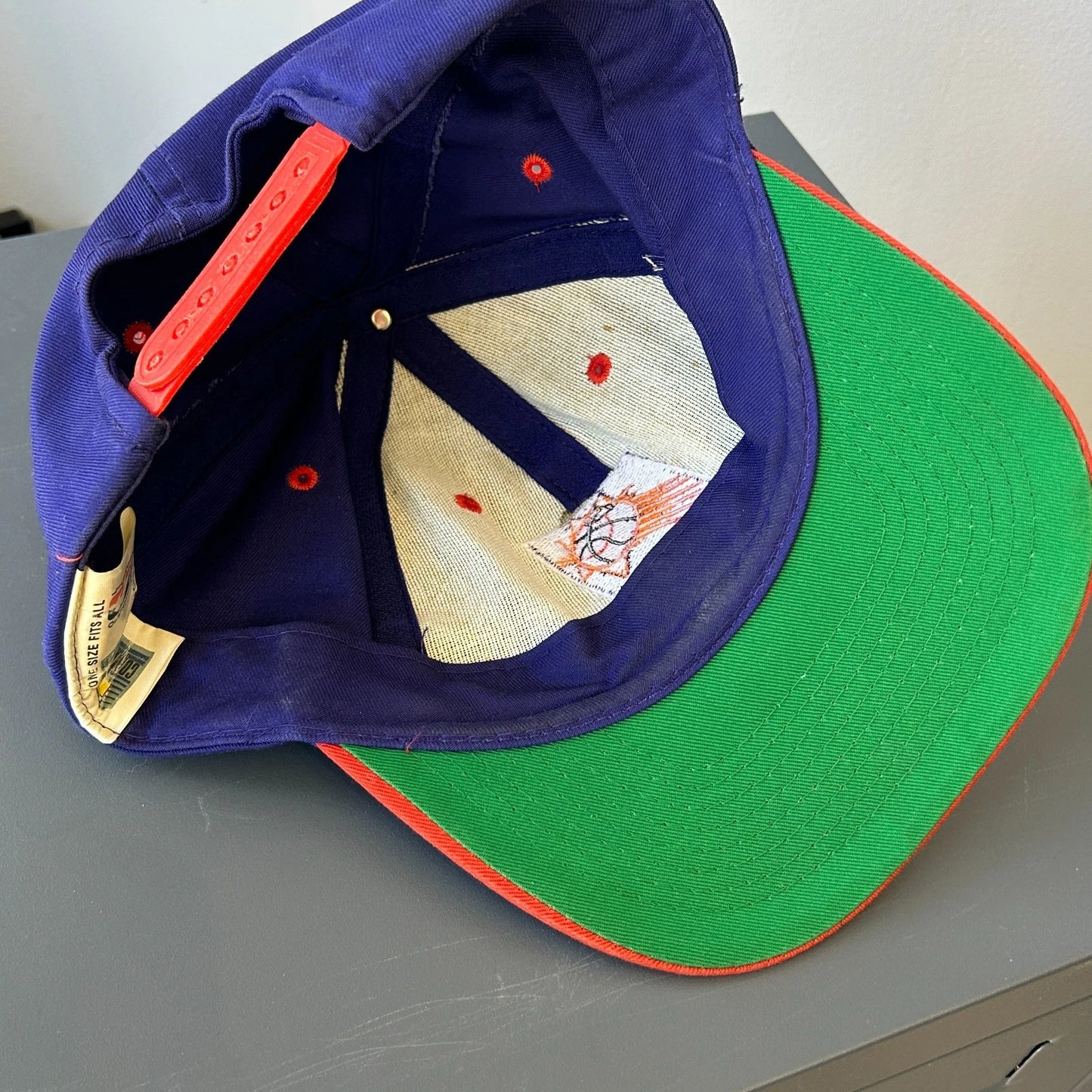 Vintage 90s | Phoenix Suns NBA Logo Two Tone Snapback Hat sz OS
