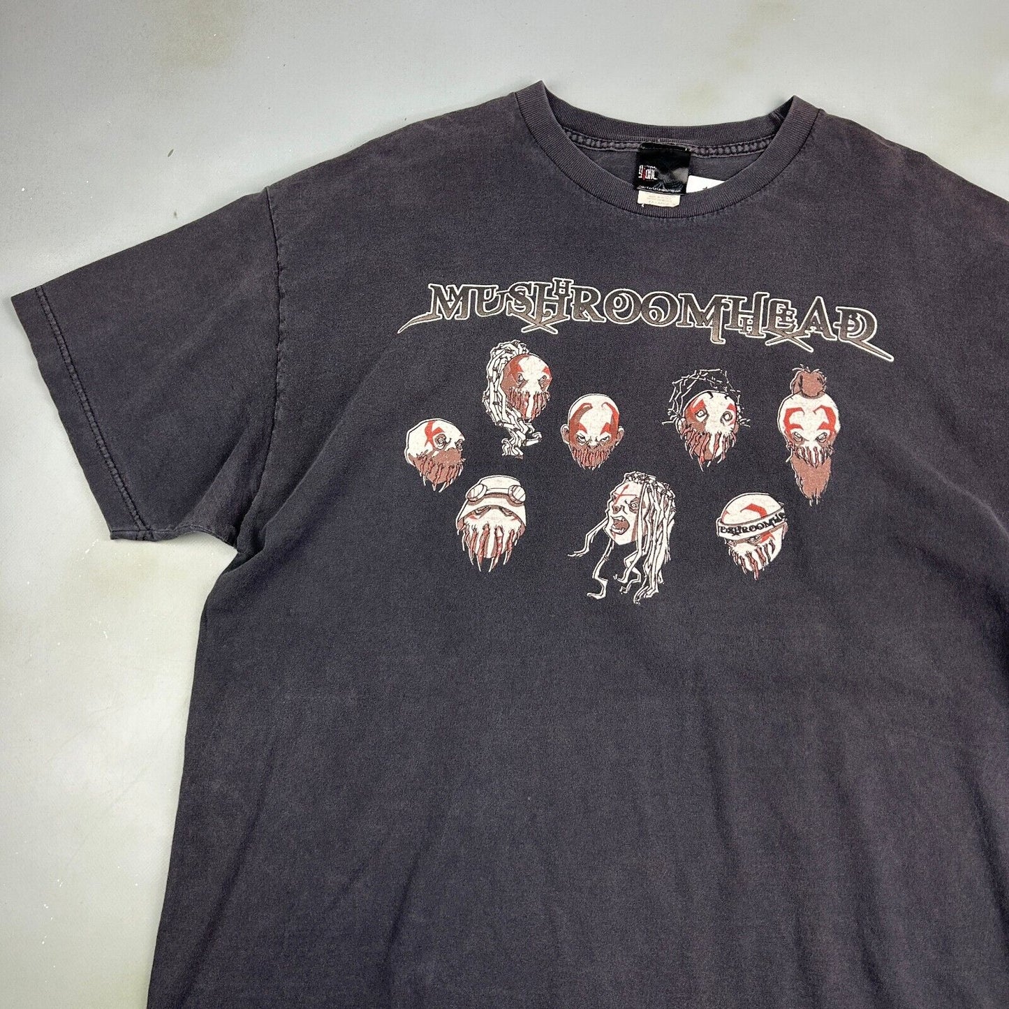 VINTAGE | MUSHROOMHEAD Metal Black Giant Band T-Shirt sz XXL Adult