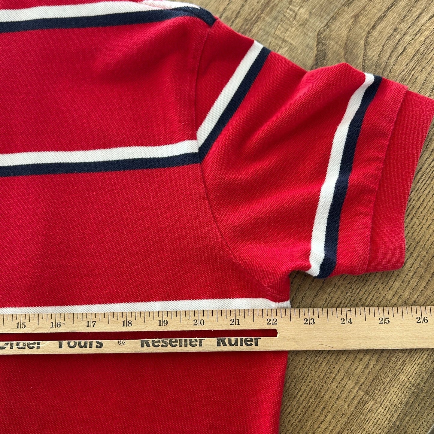 VINTAGE Y2k | Ralph Lauren Sm Pony Nautical Striped Polo Shirt sz L