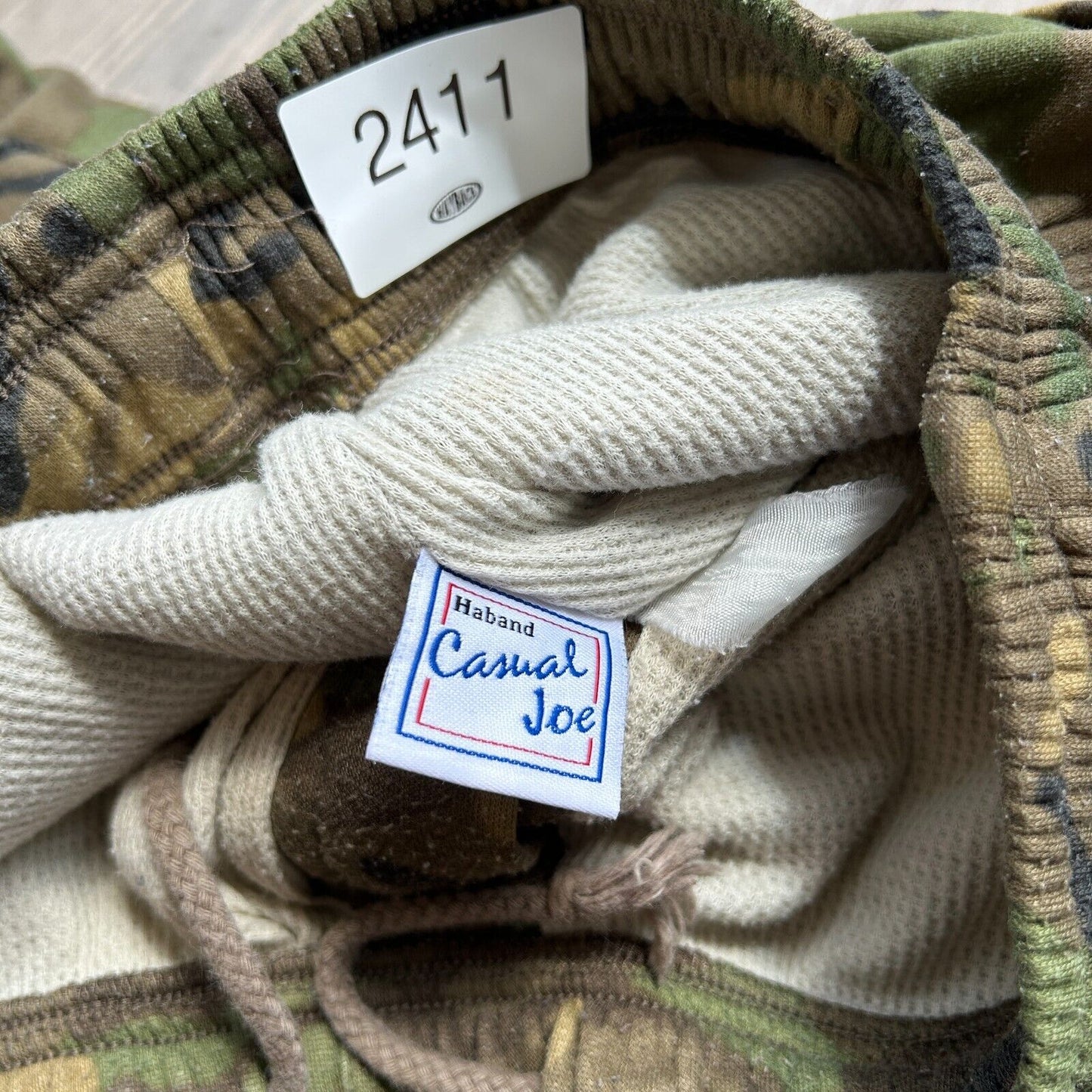 VINTAGE 90s | Camel Joe Camo Cargo Sweat Pants W30 L30