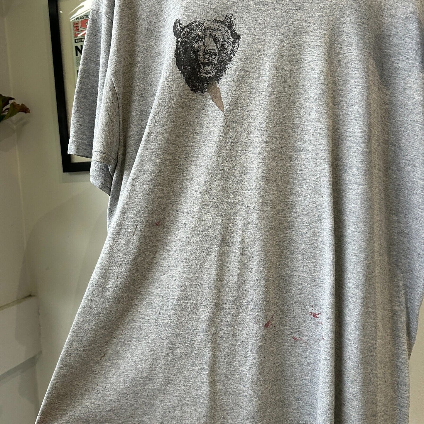 VINTAGE 90s | Black Bear Nature Graphic T-Shirt sz XL Adult