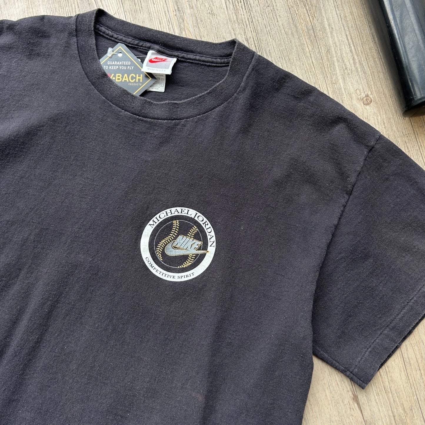 VINTAGE 90s | Michael Jordan Competitive Spirit NIKE T-Shirt sz XL