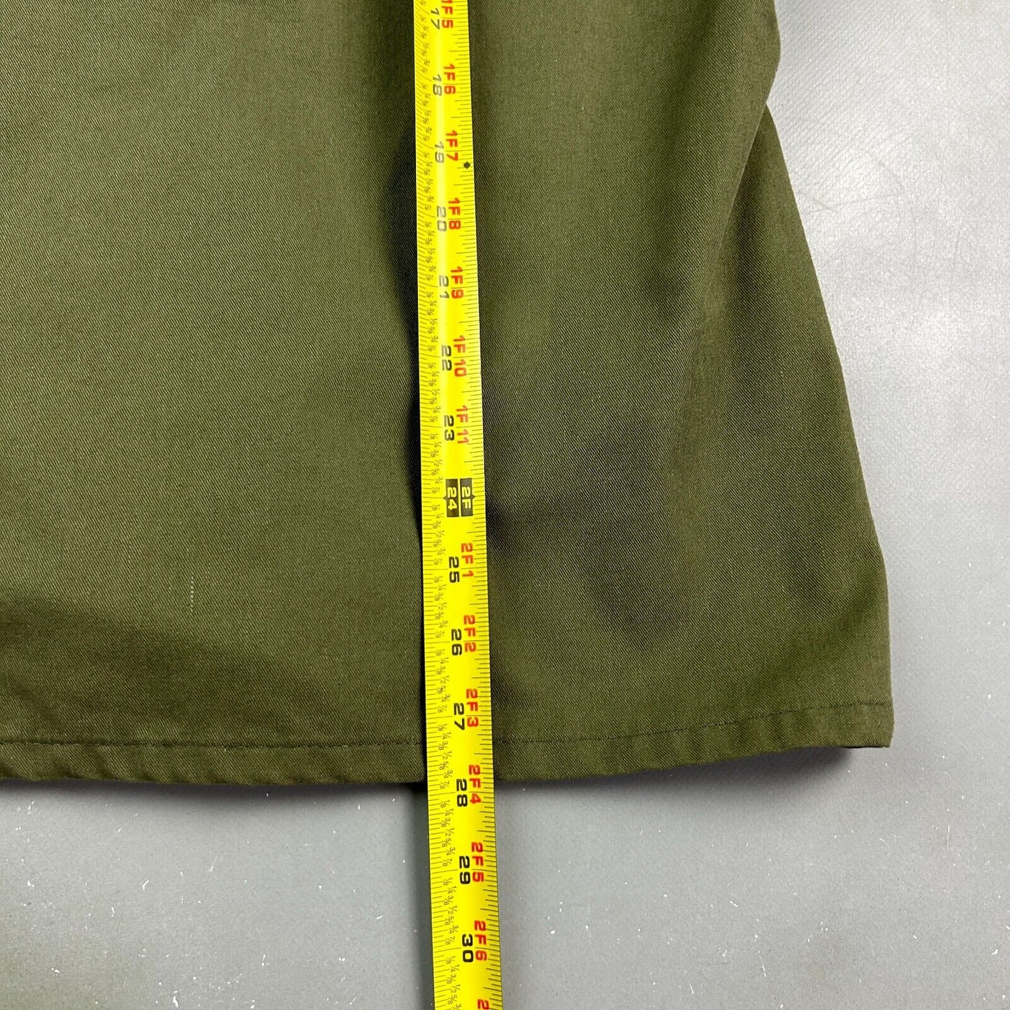 VINTAGE | U.S Air Force Green Fatigue OG 507 Button Down Shirt sz M Adult