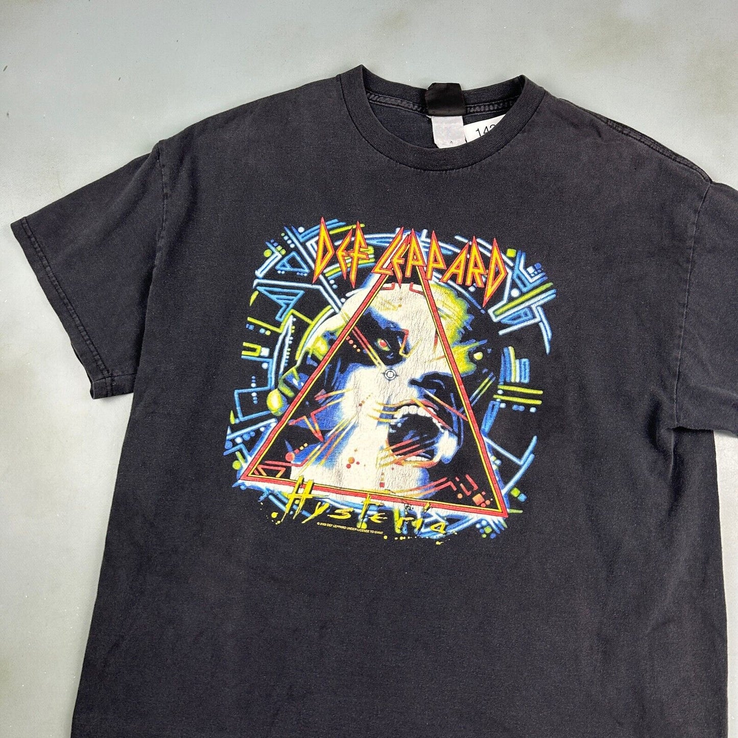 VINTAGE 2002 Def Leppard Hysteria Giant Band T-Shirt sz Large Adult
