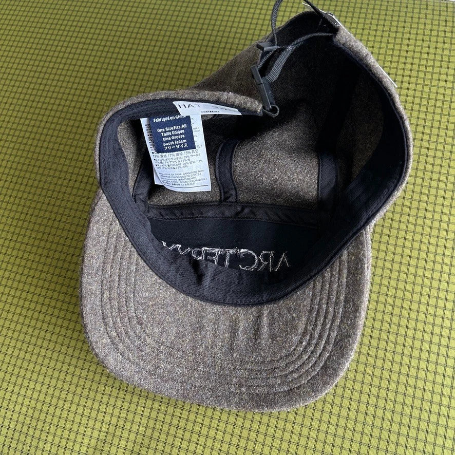 VINTAGE | Arc'teryx Wool Blend 5 Panel Cap Hat sz OS