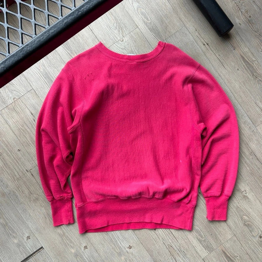 VINTAGE | Champion Reverse Weave Pink Crewneck Sweater sz L