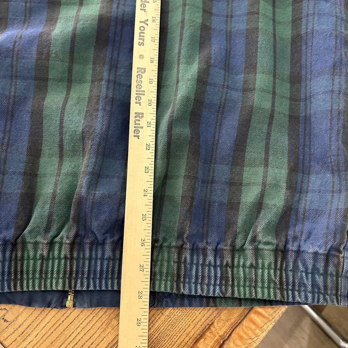 POLO by Ralph Lauren | 1990s Black Watch Plaid Harrington Jacket sz XL