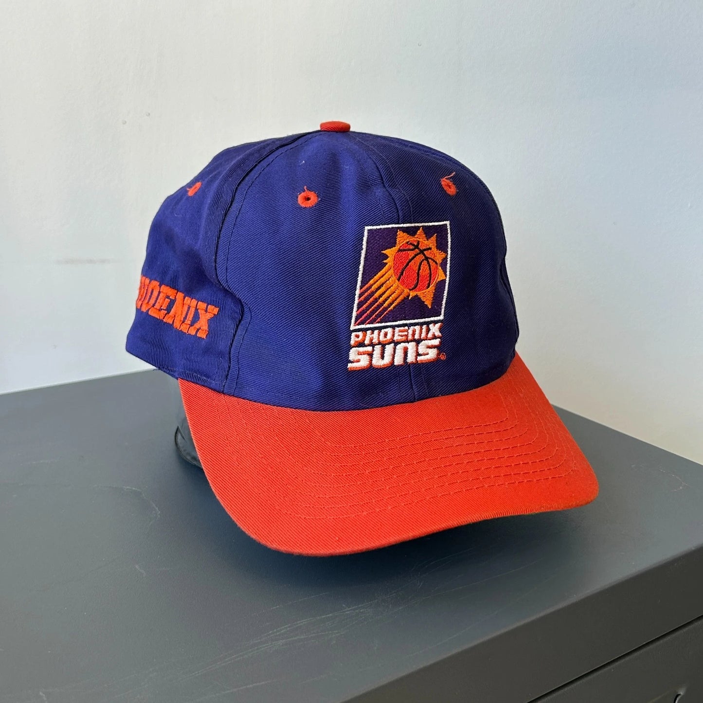 Vintage 90s | Phoenix Suns NBA Logo Two Tone Snapback Hat sz OS