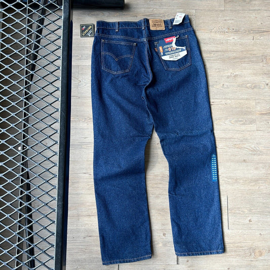 VINTAGE 90s | LEVIS 619 NWT* Dark Blue Jeans Pants sz W36 L32