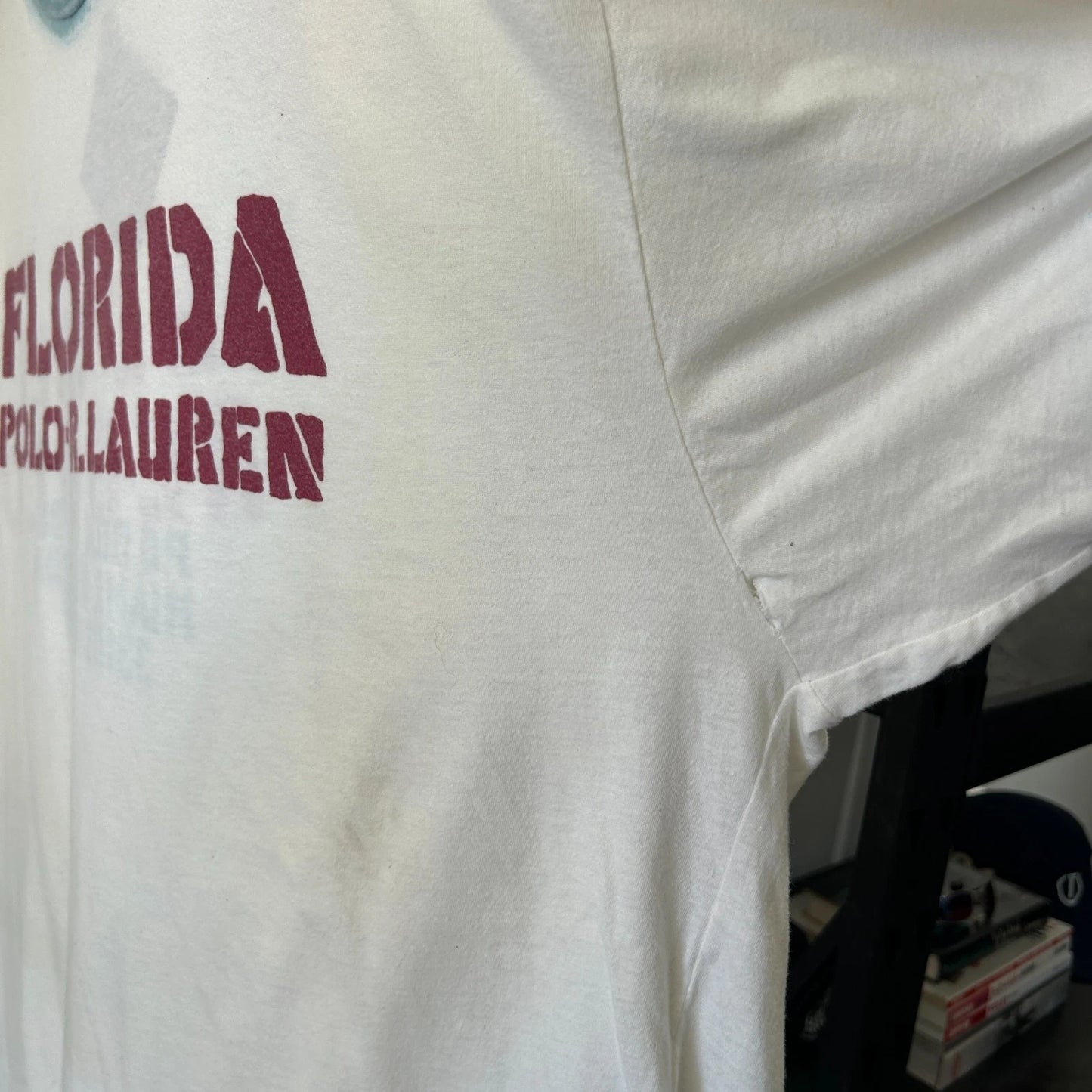 VINTAGE 90s | Polo by Ralph Lauren Florida Hurricane Andrew Relief T-Shirt sz L