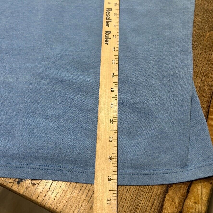 VINTAGE 90s | Faded Blue Blank T-Shirt sz XL