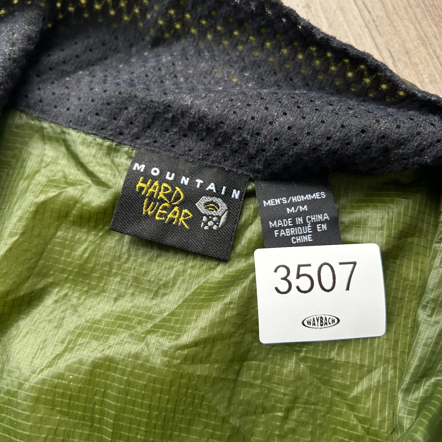 VINTAGE | Mountain HardWear 1/2 Zip Transparent Ripstop Shell Jacket sz M