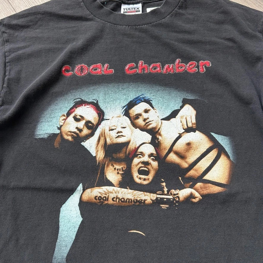 VINTAGE 90s | Coal Chamber Blue Grape Band T-Shirt sz L