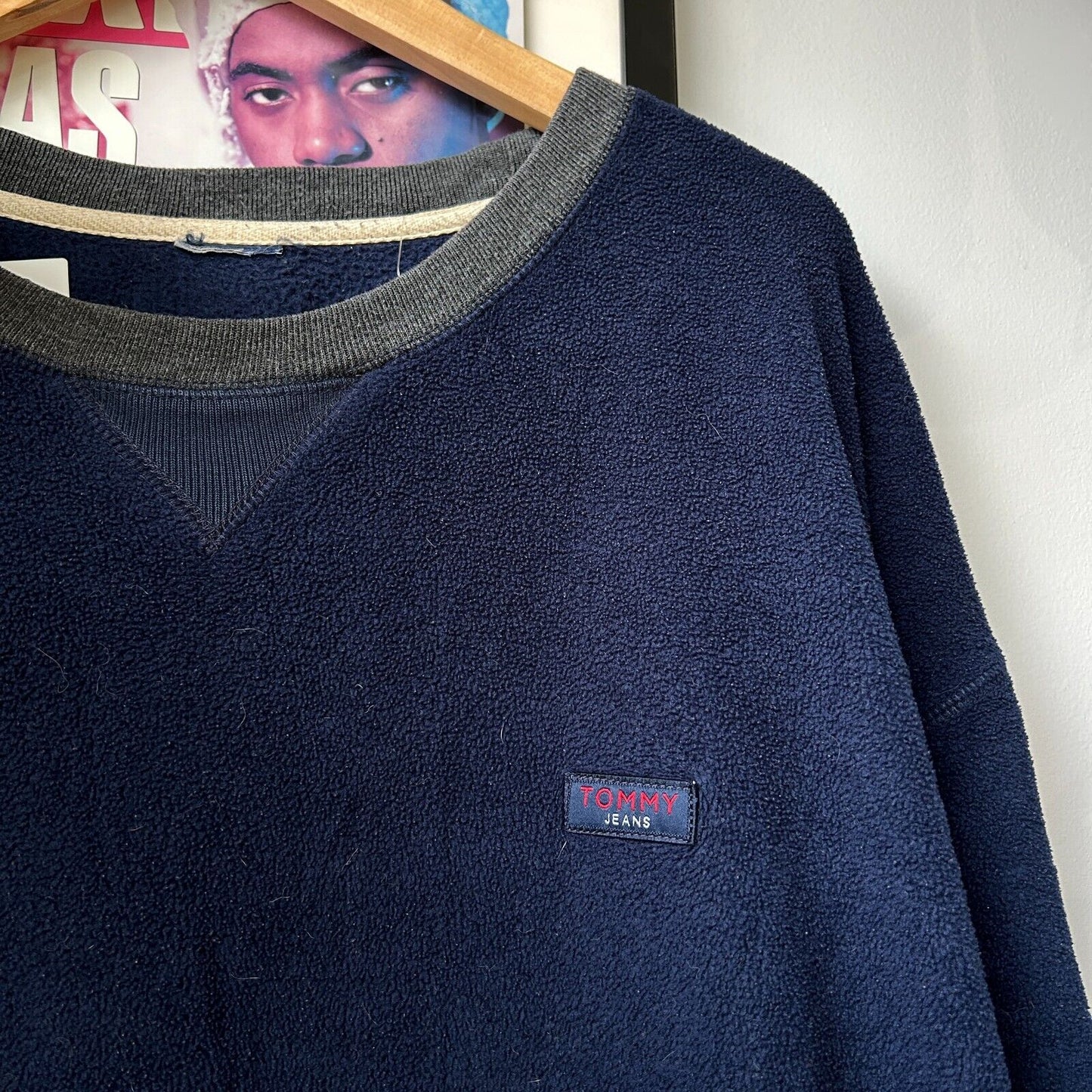 VINTAGE | Tommy Hilfiger Fleece Crewneck Tommy Jeans Sweater sz XL Adult