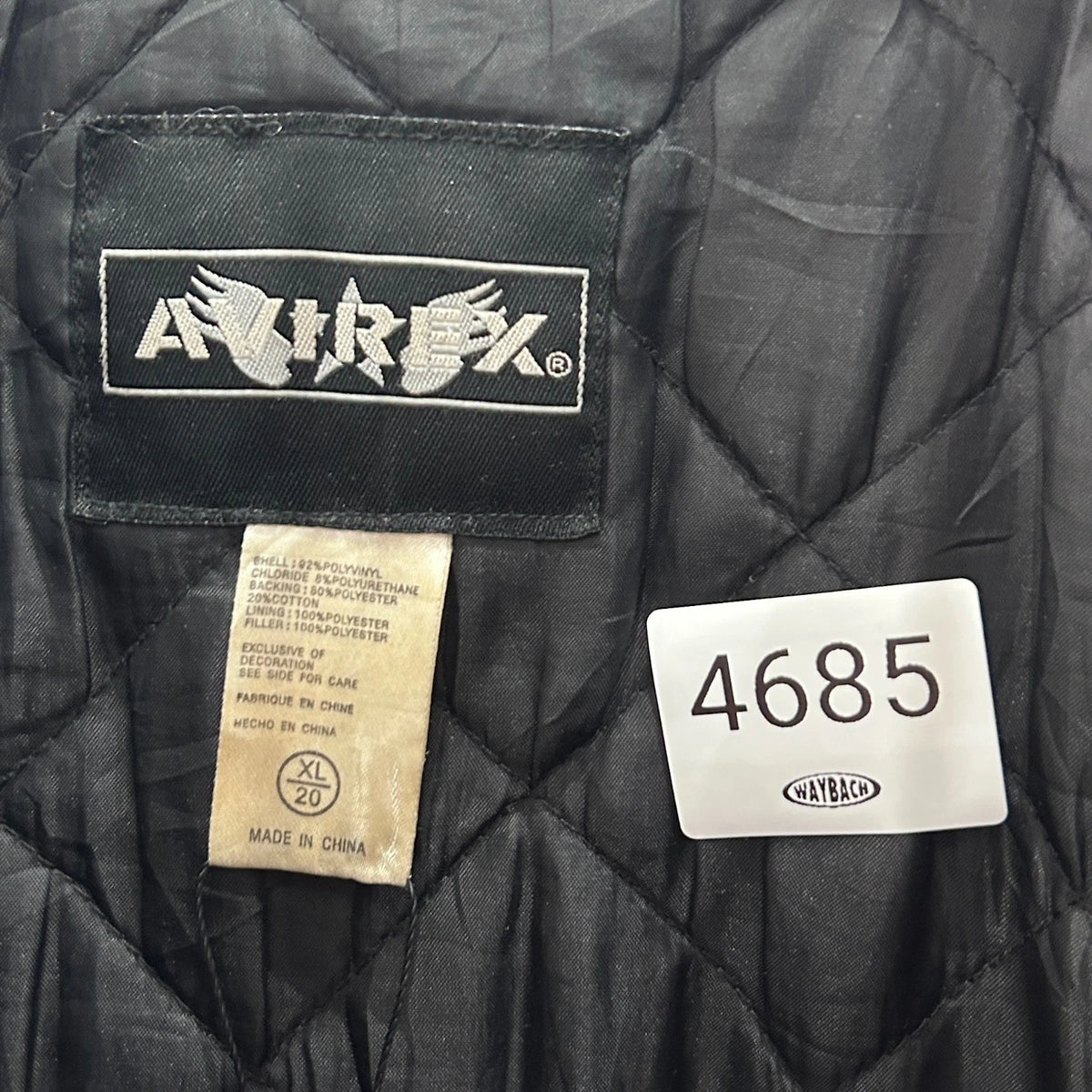 AVIREX | NYC Redbirds Vintage Leather Bomber Jacket sz S/M