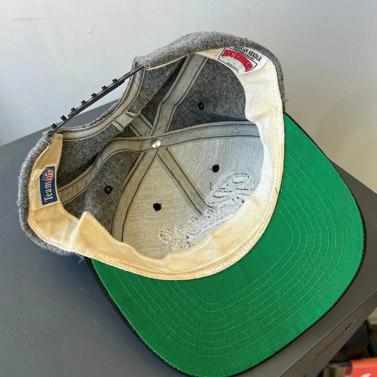 Vintage 90s | Oakland Raiders Nutmeg American Needle Snapback Hat sz OS