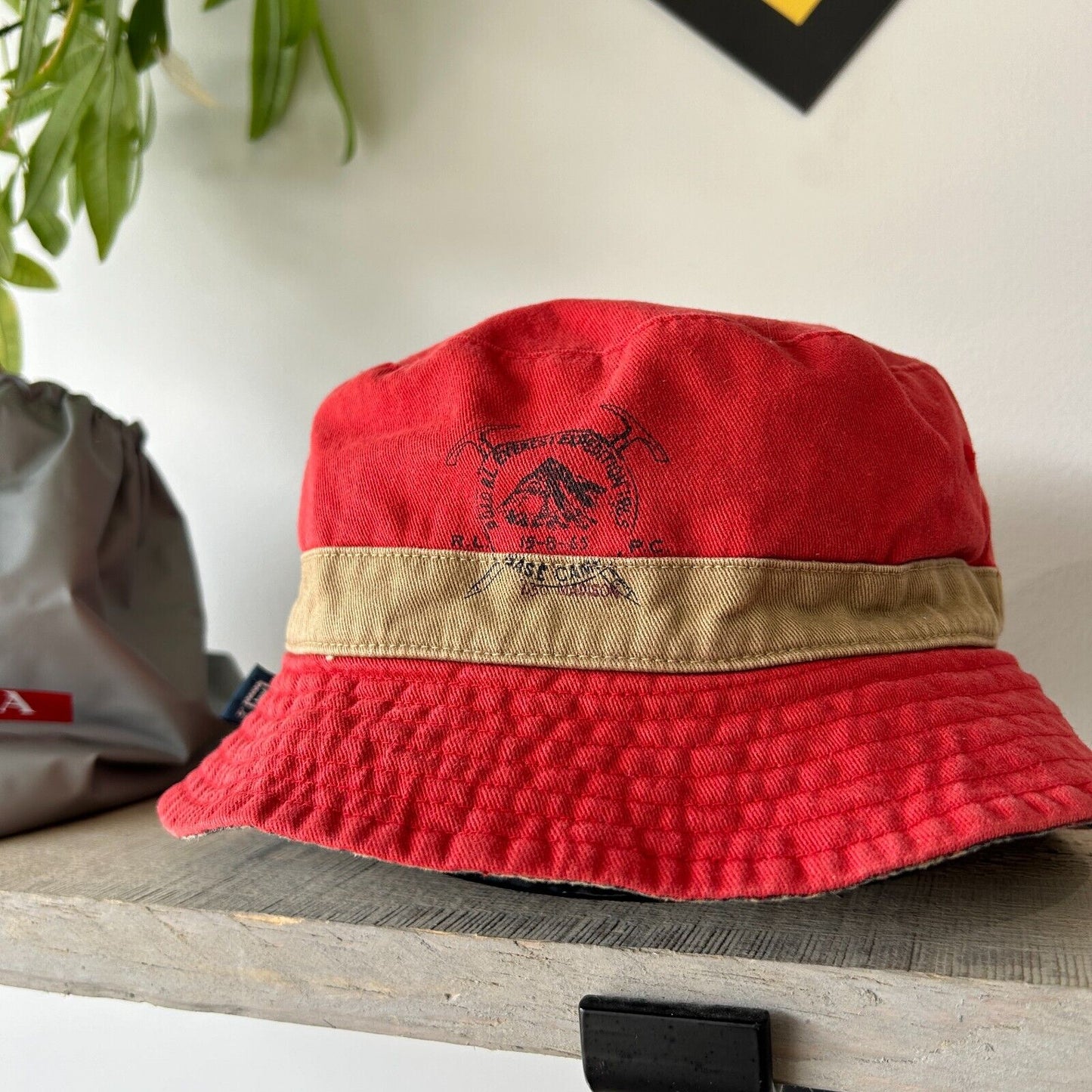 VINTAGE | Ralph Lauren Polo RL Everest Expedition Bucket HAT L/XL