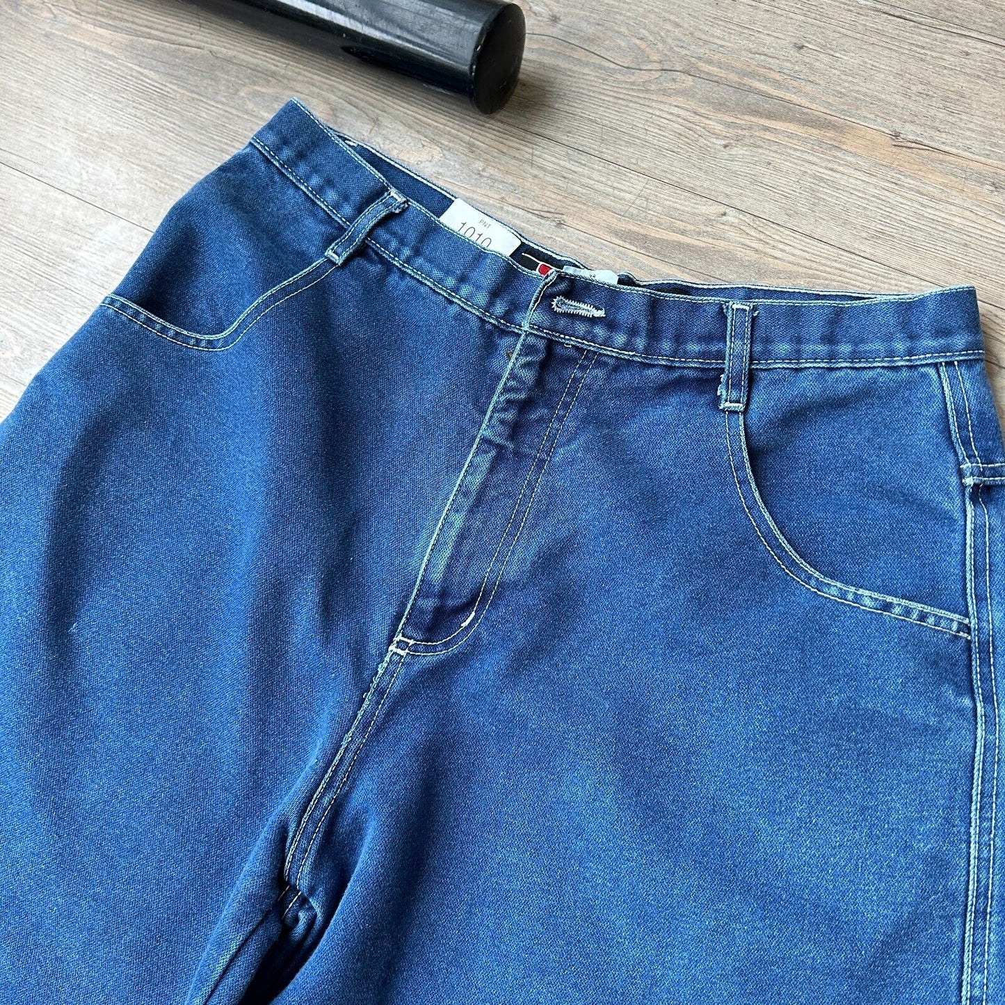 VINTAGE | Snakeyes Wide Leg Baggy Rave Jeans Pants sz W34
