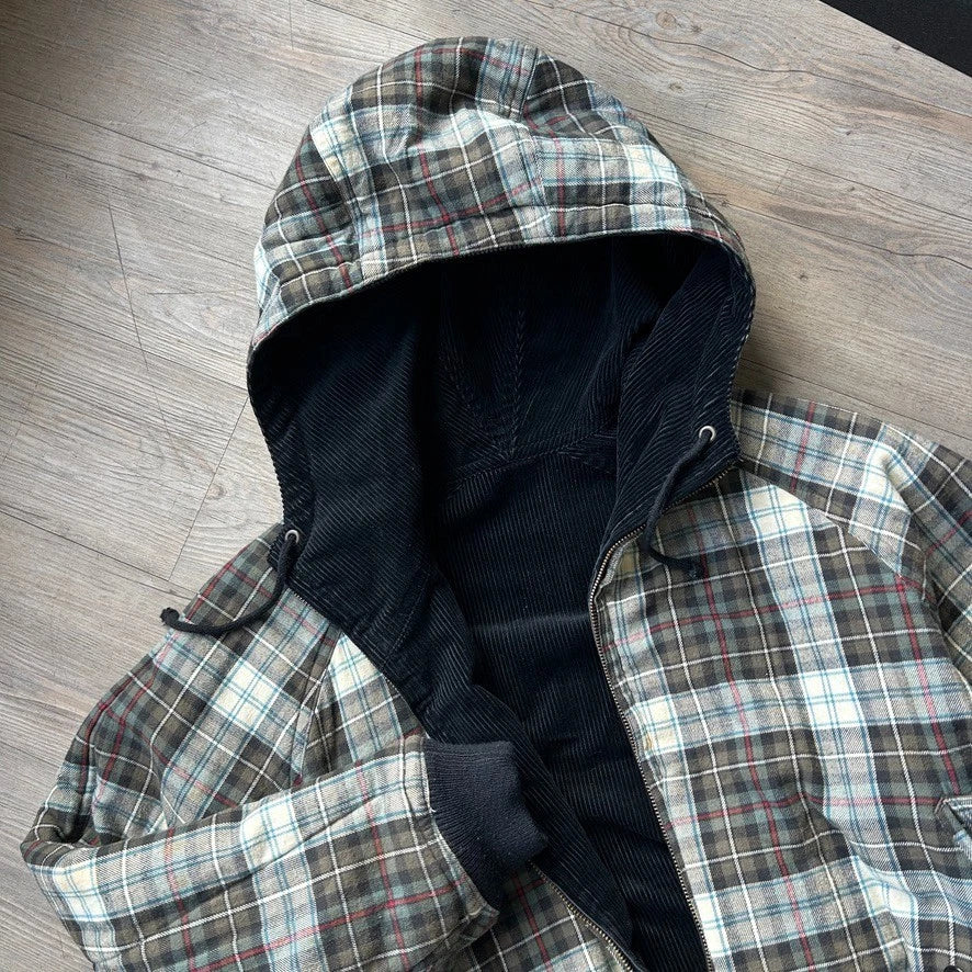 VINTAGE 80s | Issey Miyake I.S. Chisato Tsumori Reversible Hooded Jacket sz 9