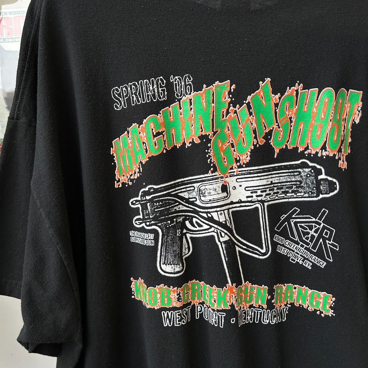 VINTAGE | Spring 06' Machine Gun Shoot T-Shirt sz 3XL Adult