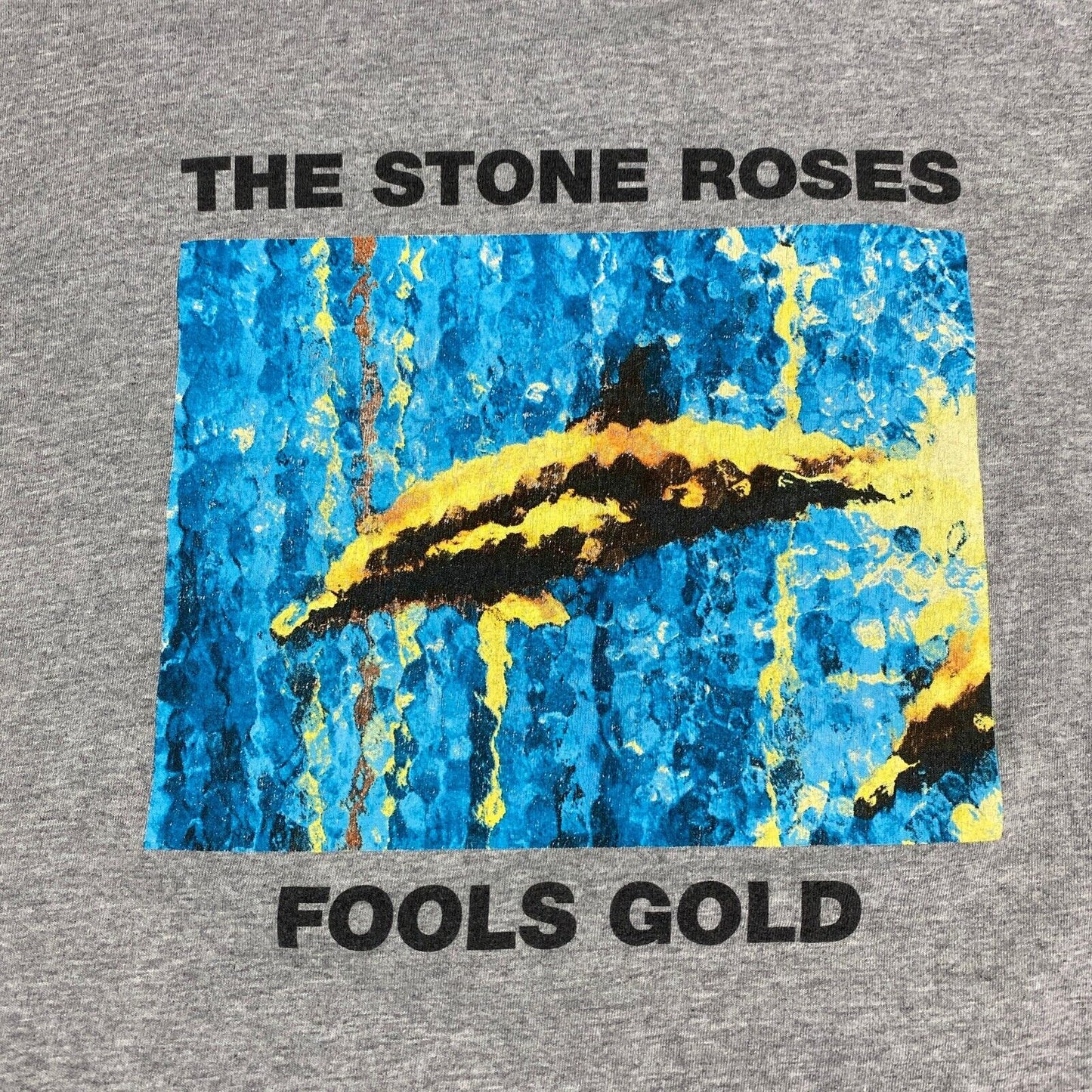 VINTAGE The Stones Roses Fools Gold Grey T-Shirt sz XL Adult