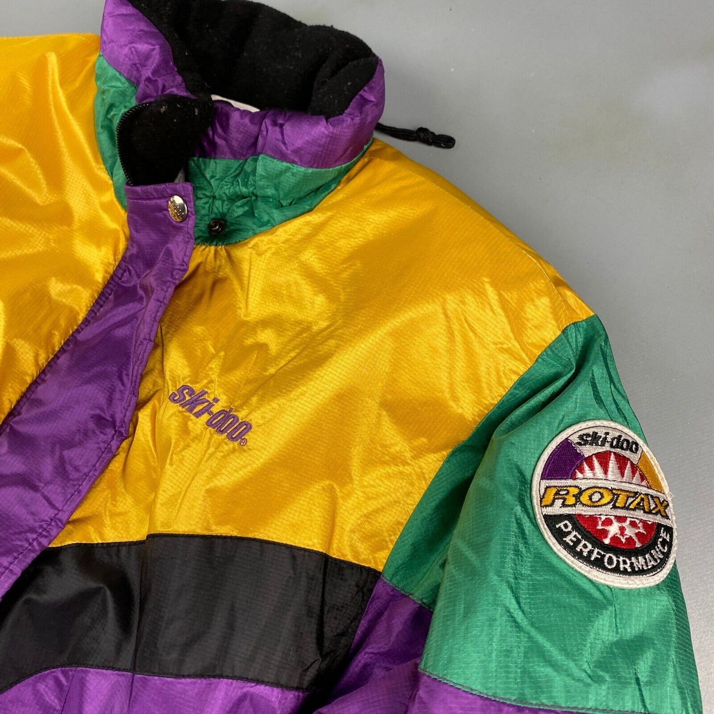 VINTAGE 90s Ski-Doo Rotax Performance Insulated Down Jacket sz Medium Adult