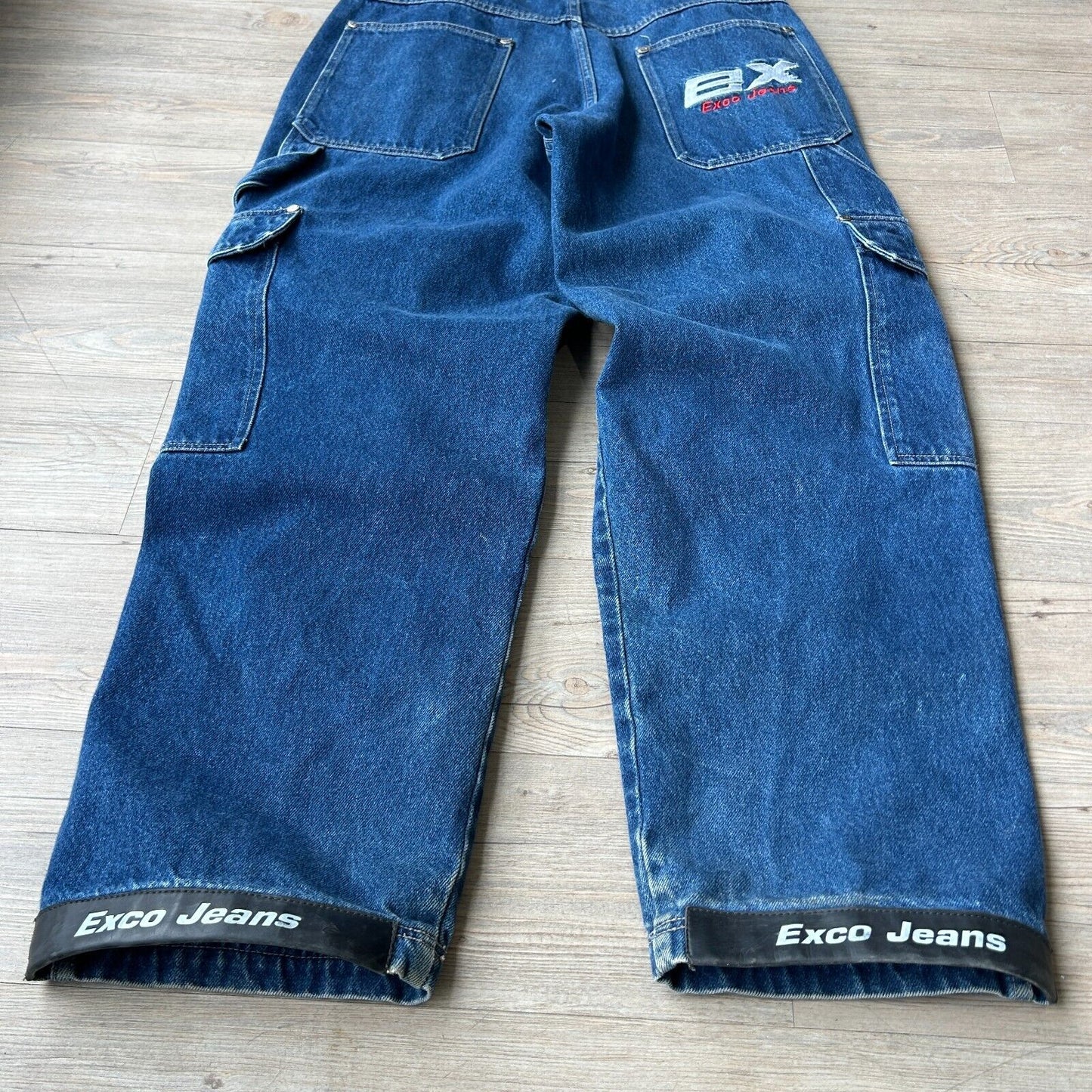 VINTAGE | Exco Jeans Baggy Denim Cargo Pants sz W34 L32