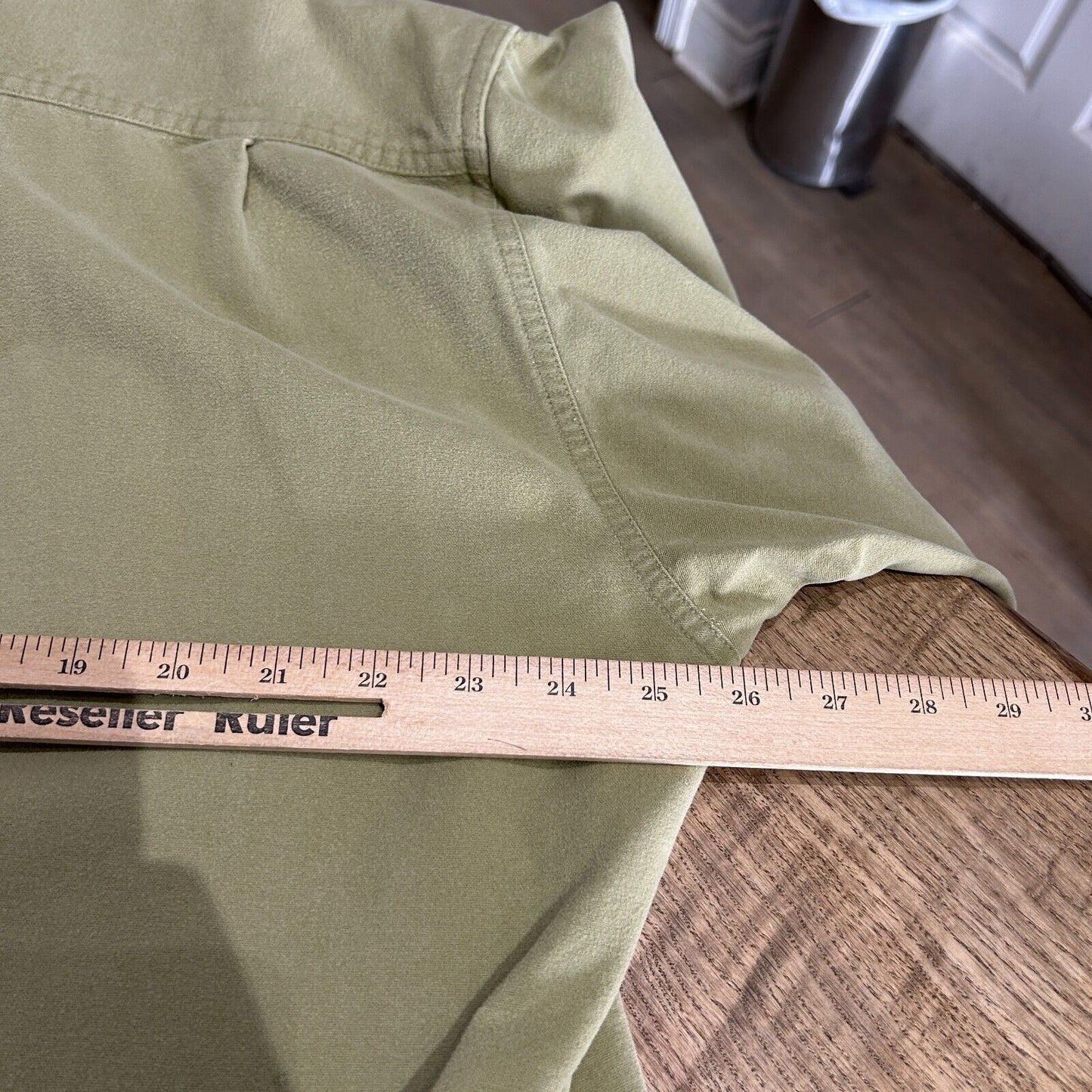 VINTAGE | Cabela's Chamois Moss Green Button Down Shirt sz XL
