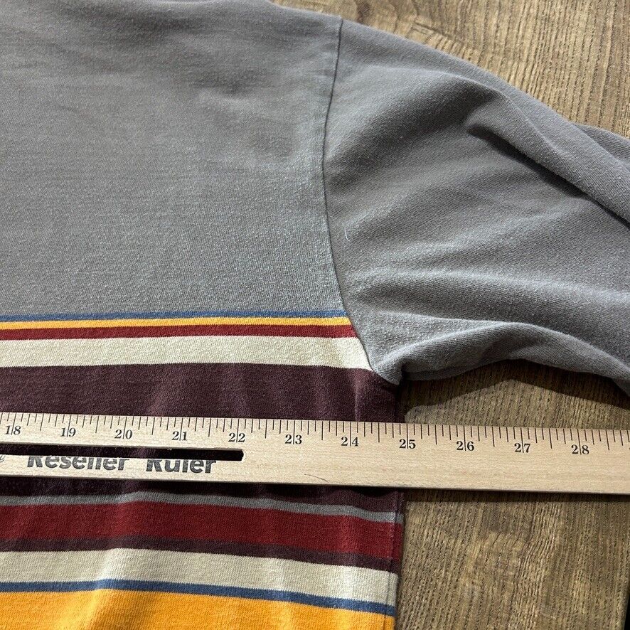 VINTAGE 90s | Patagonia Striped Organic Cotton Rugby Polo Shirt sz XL