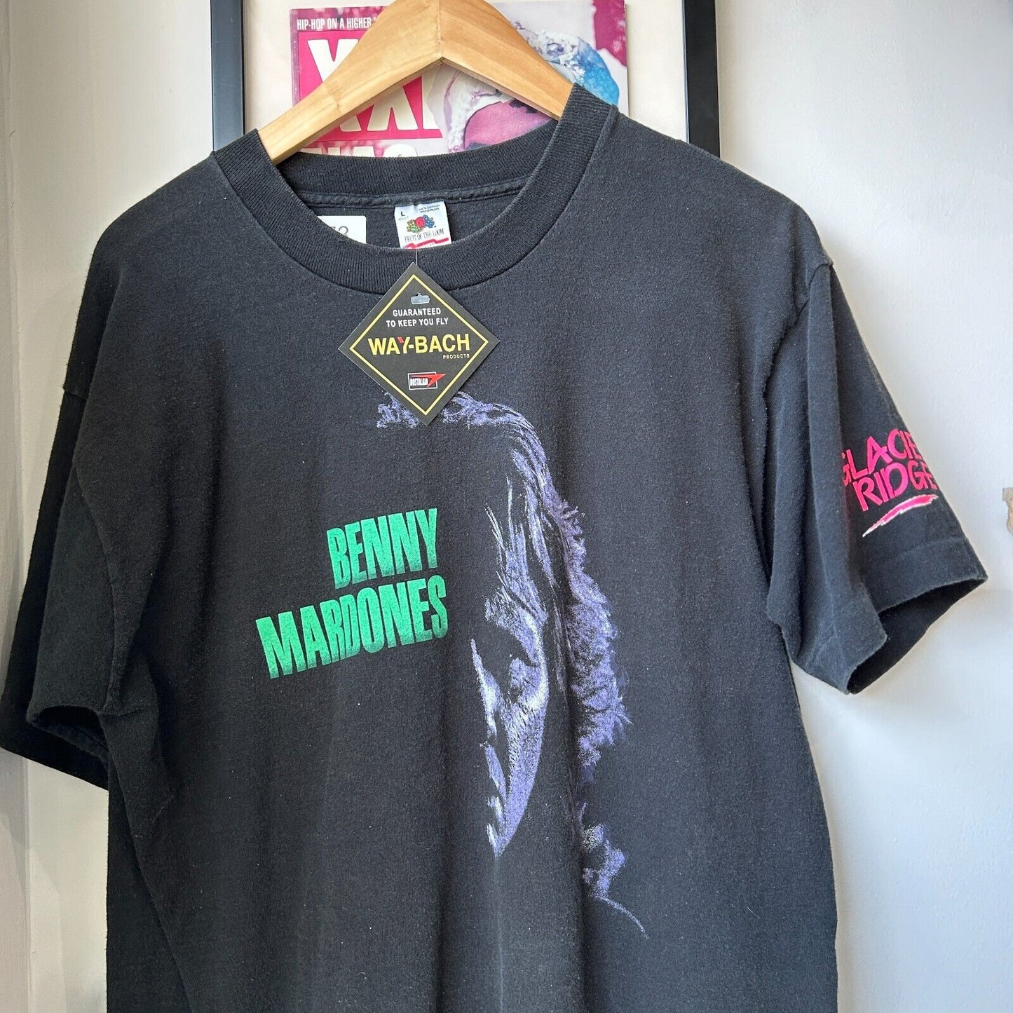 VINTAGE 90s | Benny Mardones Glacier Ridge Band T-Shirt sz L Adult