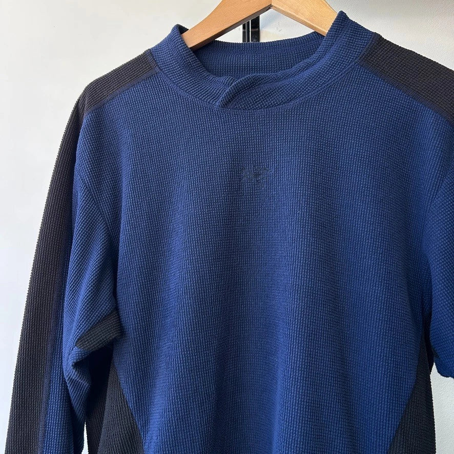 ARC-TERYX | 1990s - 00s Delta LT Jersey Fleece Mock Neck Sweater sz S/M