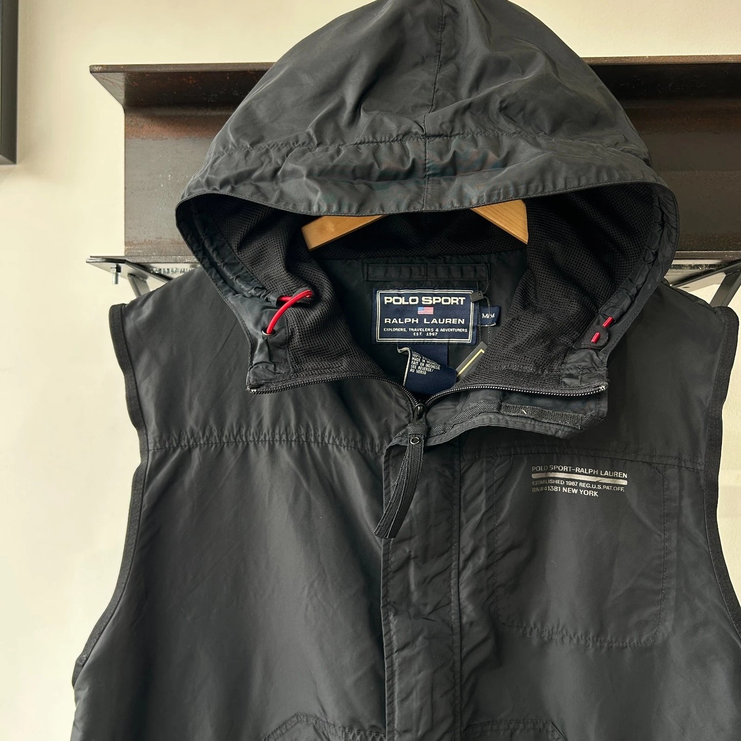 VINTAGE | POLO Sport Ralph Lauren NY Technical Nylon Vest Jacket sz M/L