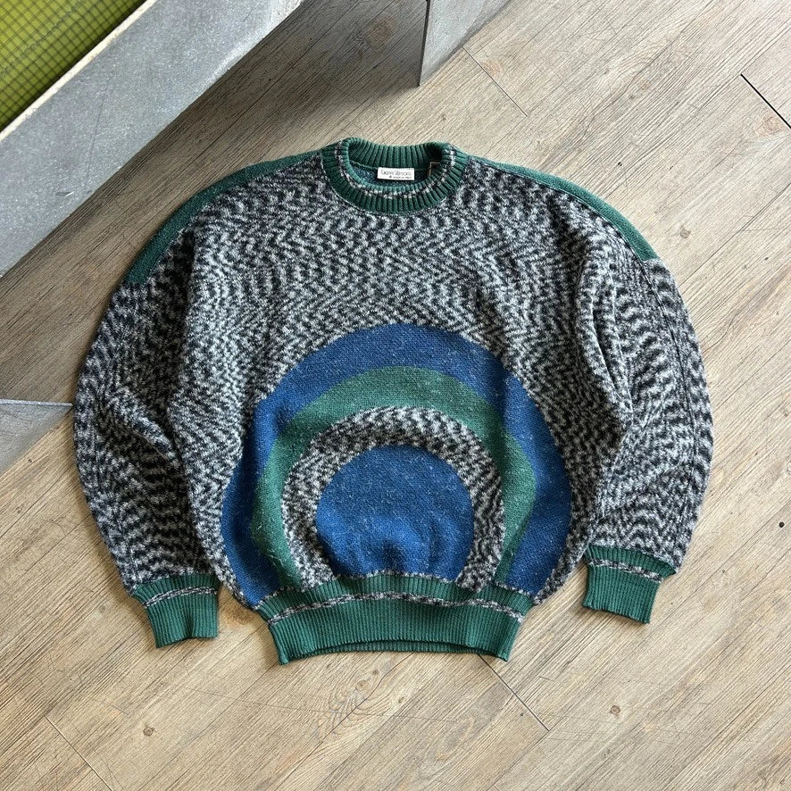Gianni VERSACE 1980s | Vintage Wool Knit Sweater sz 48 L