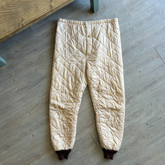 VINTAGE 70s 80s | Military Quilted Liner Pants W38 L30