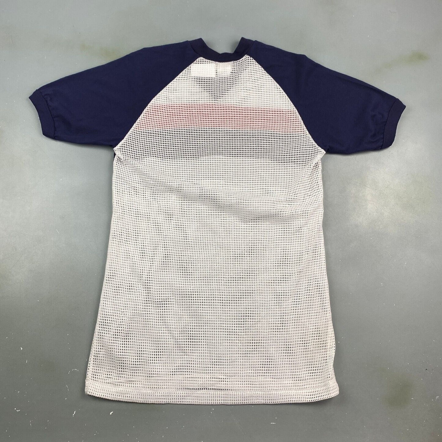 VINTAGE 80s Adidas Jersey T-Shirt sz Small Men MadeinUSA