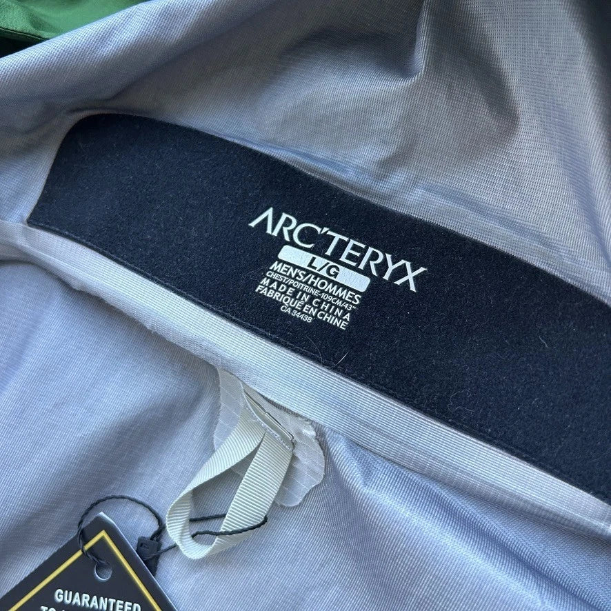 ARC'TERYX | Green Gore-Tex Active Shell Jacket sz L