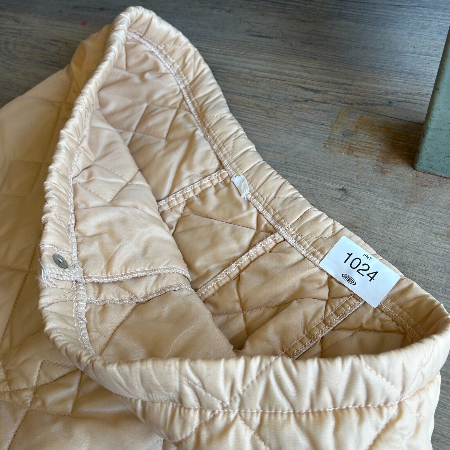 VINTAGE 70s 80s | Military Quilted Liner Pants W38 L30