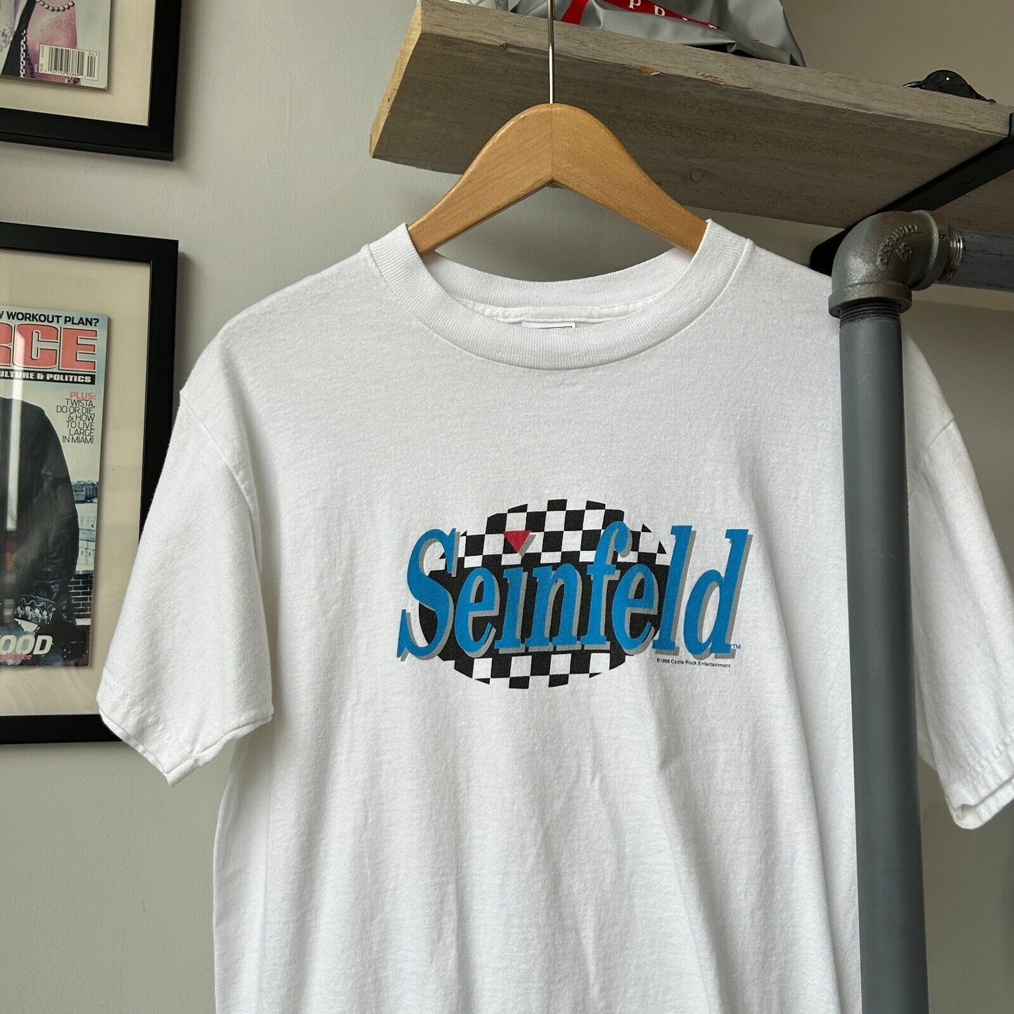 VINTAGE 90s | Seinfeld T.V Show Logo T-Shirt sz M