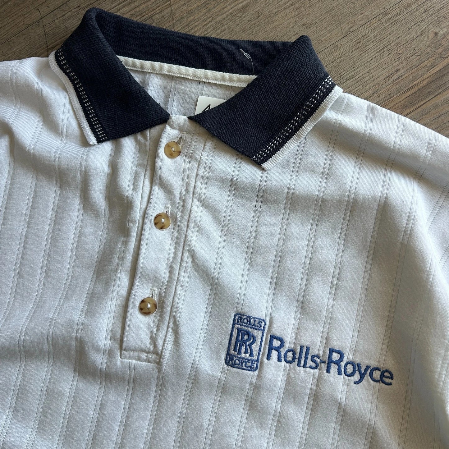 1990s | Rolls-Royce Vintage Golf Polo Shirt sz L/XL