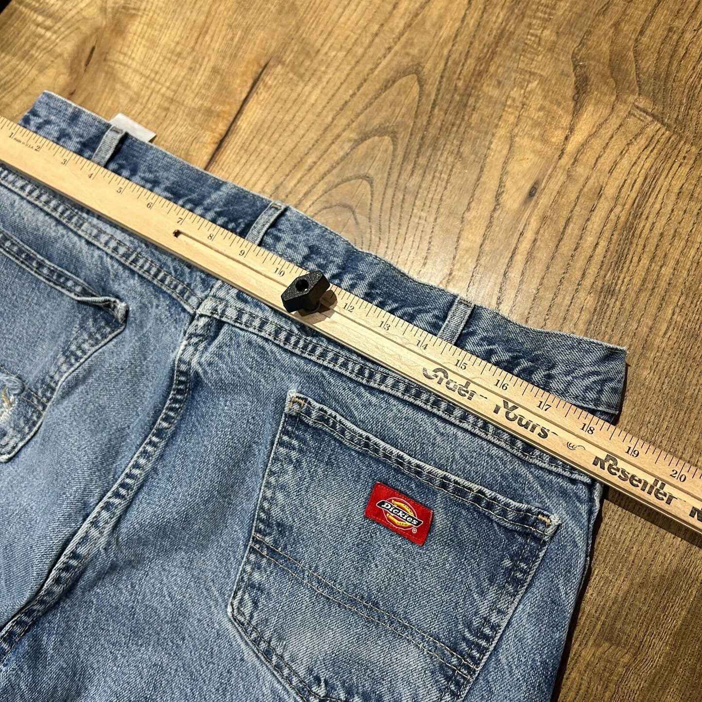 VINTAGE | Dickies Workwear Double Knee Denim Jeans Pants sz W36 L30