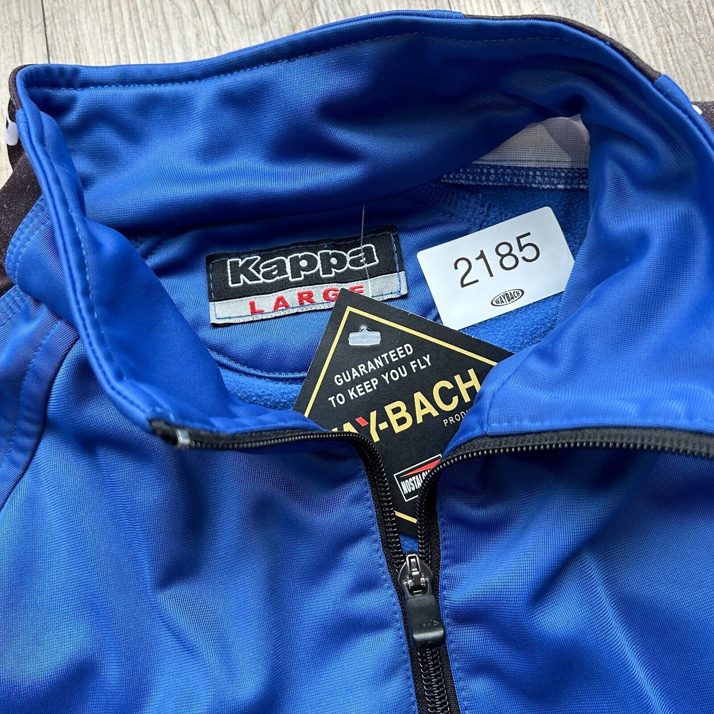 VINTAGE Y2K | KAPPA Blue Full Zip Track Jacket sz M/L Adult