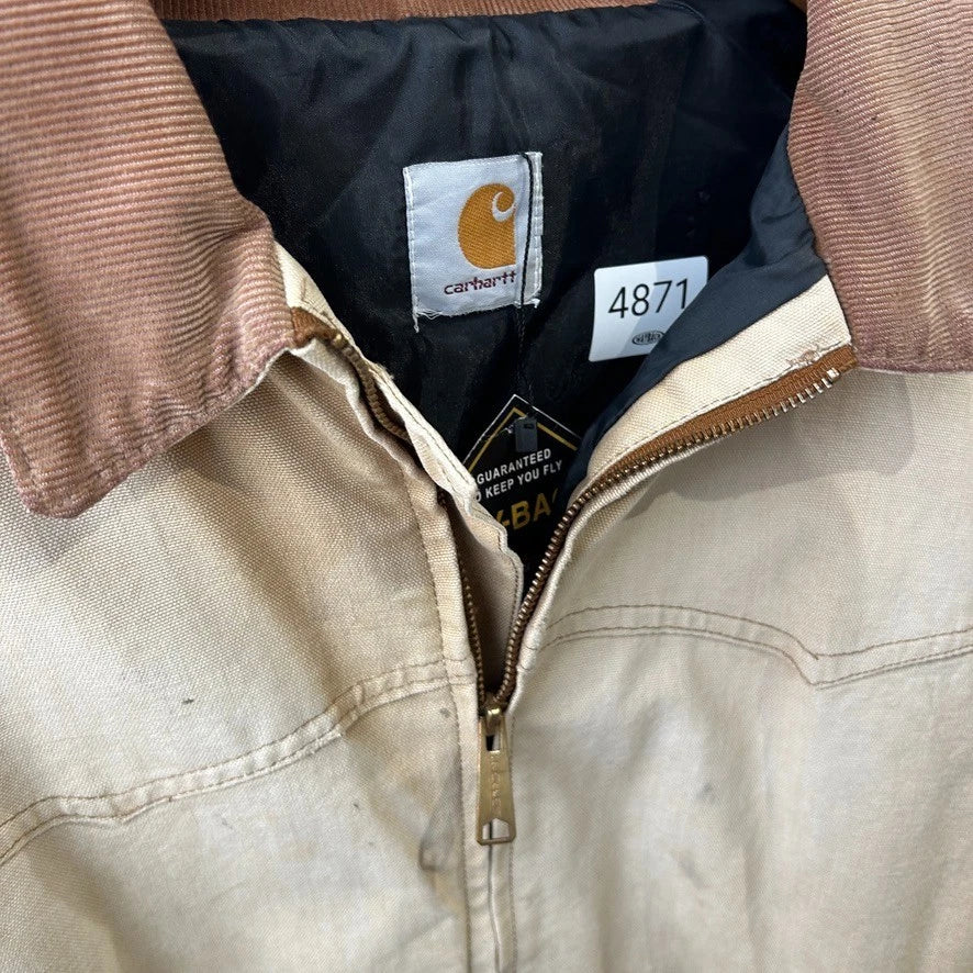 VINTAGE | Carhartt Sun Faded Thrashed Santa Fe Bomber Jacket sz L
