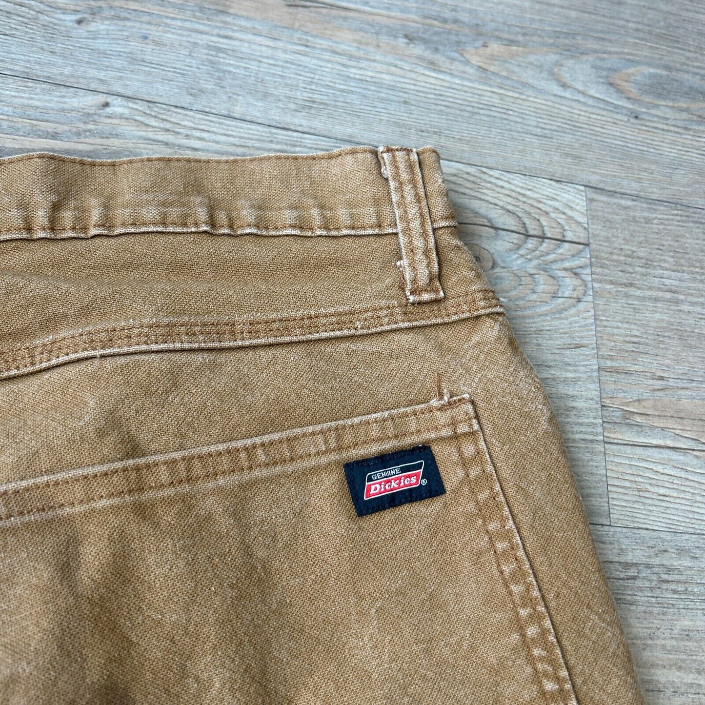 VINTAGE 90s | DICKIES Faded Tan Workwear Carpenter Pants sz W36 L32