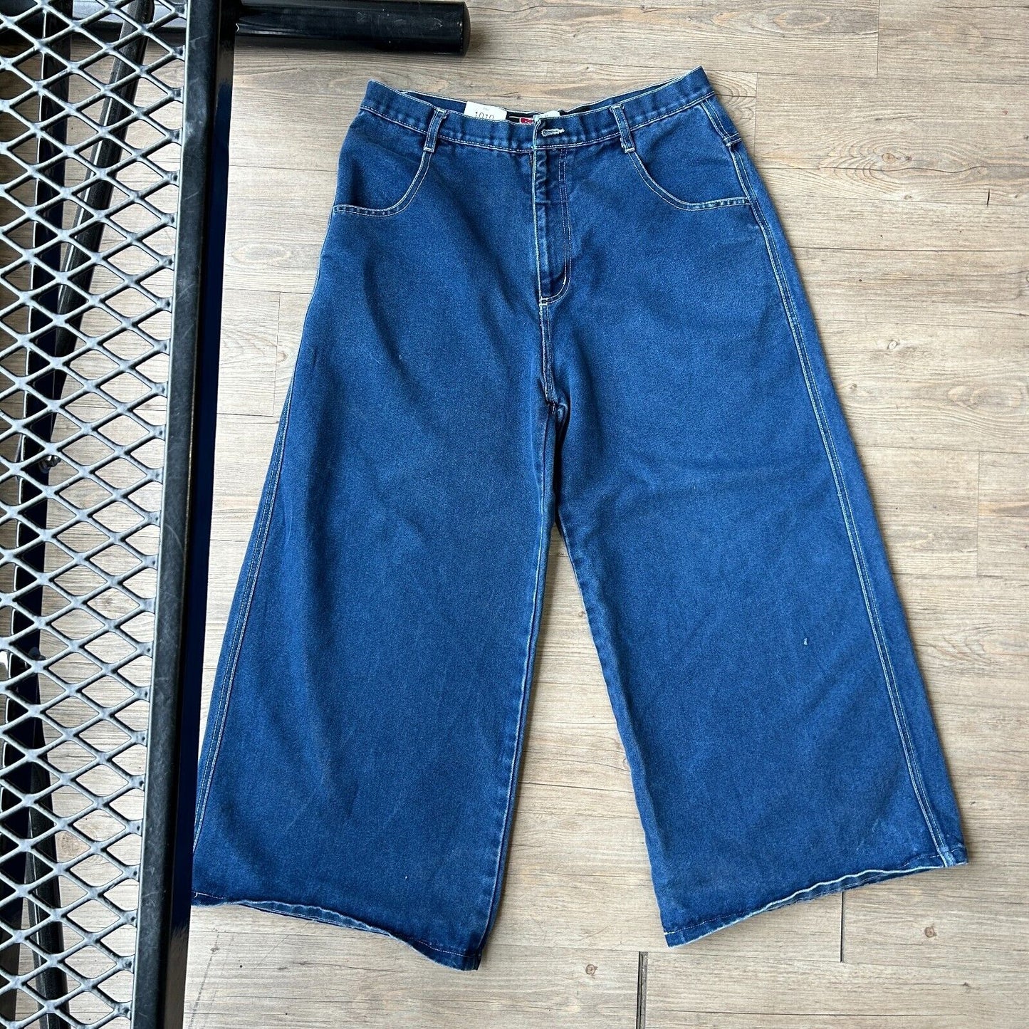 VINTAGE | Snakeyes Wide Leg Baggy Rave Jeans Pants sz W34