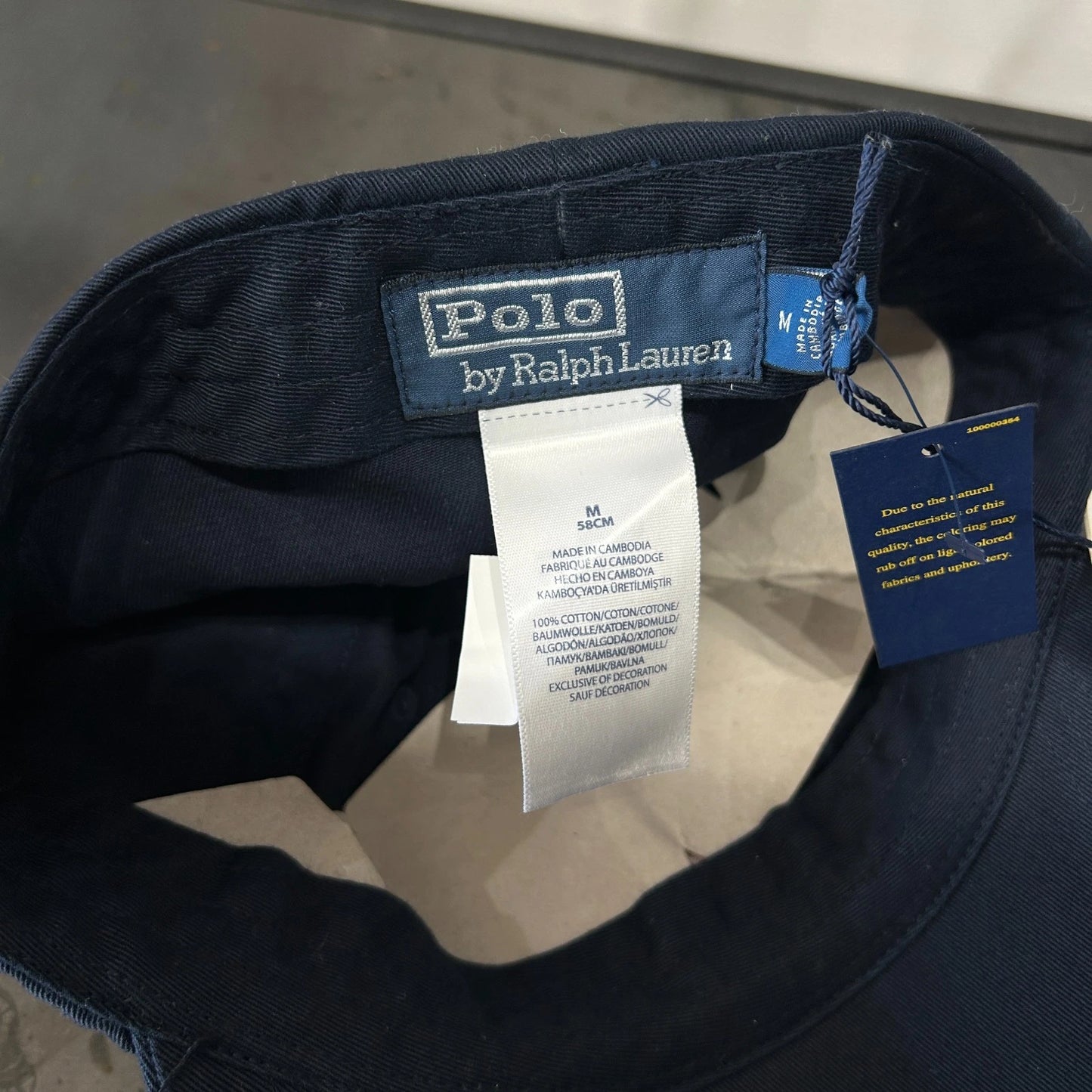 Polo by Ralph Lauren | P-Wing Stadium 90s Long Bill Cap Hat sz M NWT