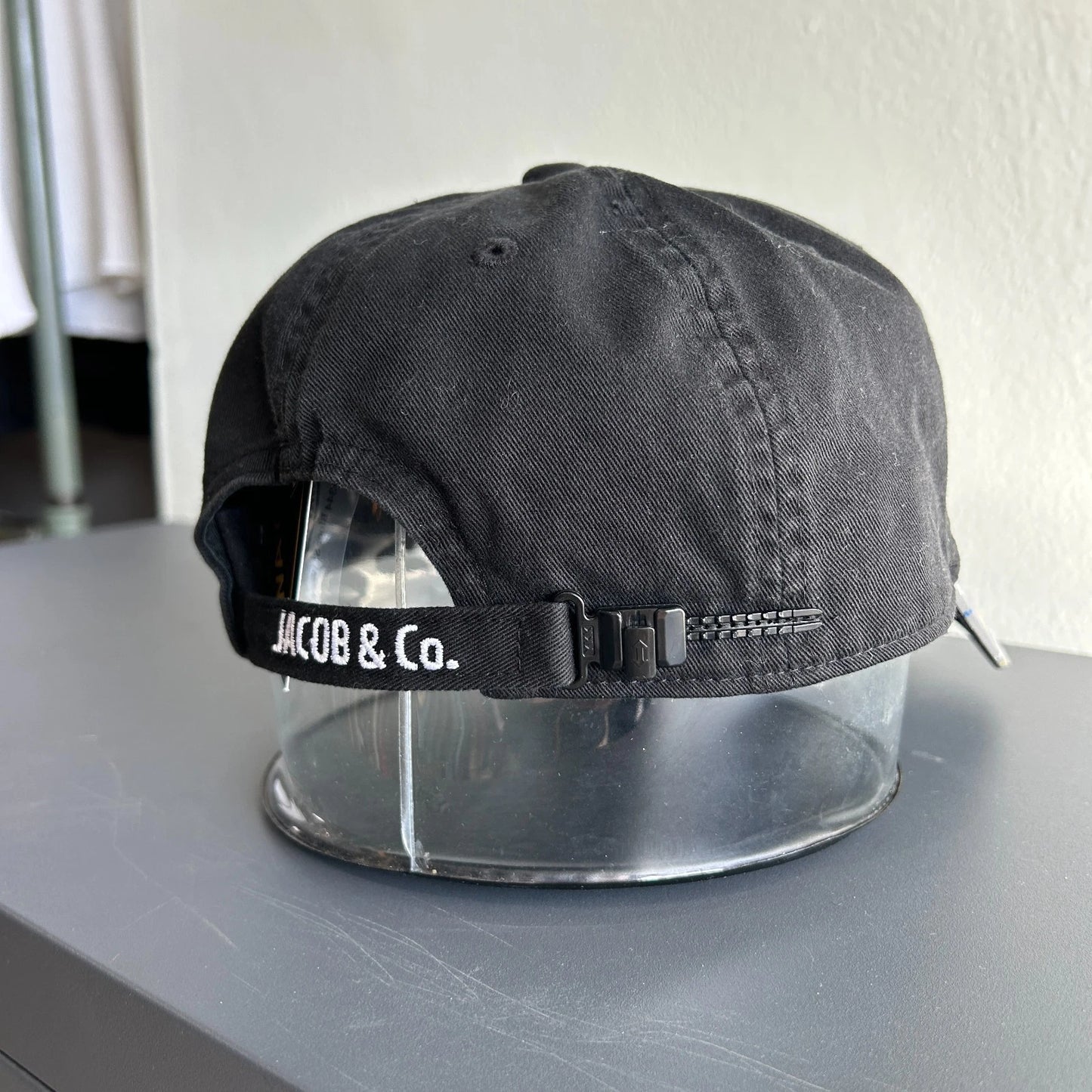 VINTAGE | Jacob & Co Jewelry Logo Reflective Brim Hat sz OS