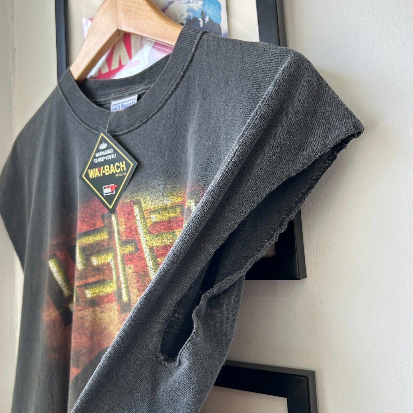 VINTAGE 2001 | USHER Evolution Tour R&B Band Sleeveless T-Shirt sz L Adult