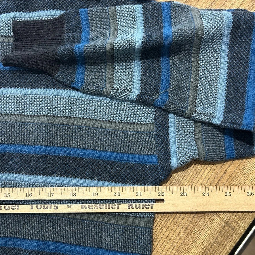 Giorgio ARMANI 1990s | Vintage Striped Knit Sweater sz 50 M